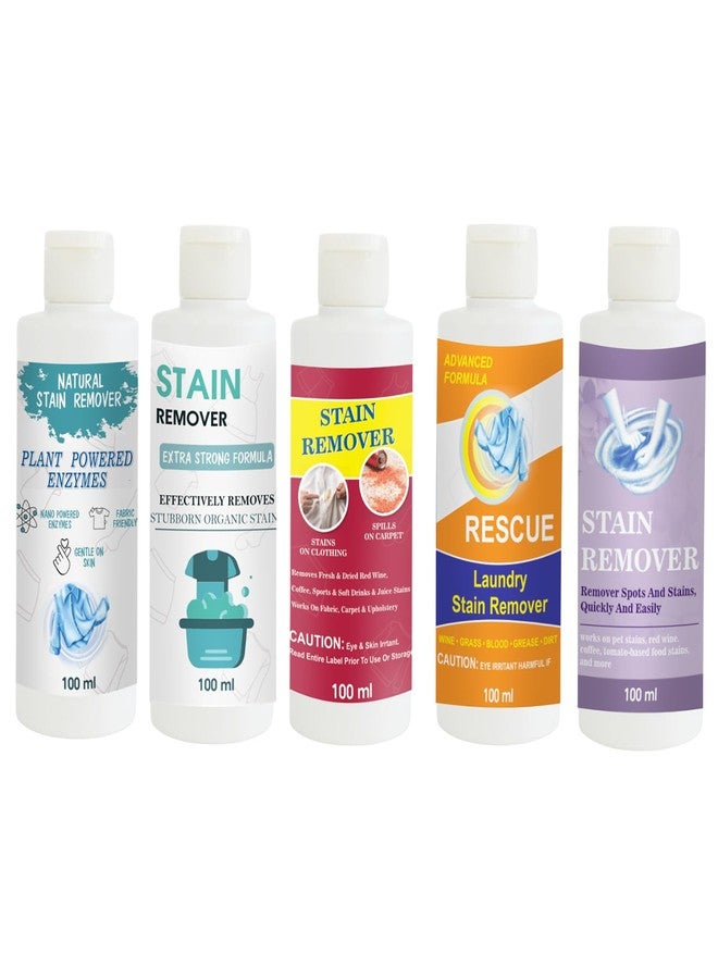 مجموعة مزيلات البقع من توفوس، تتضمن مزيل بقع القمصان والدمى والأحمر والبرتقالي والبنفسجي | محلول تنظيف متعدد الأسطح للملابس والأقمشة والمفروشات (100 غرام لكل عبوة) - Image 1